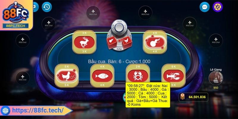 Bầu Cua 88FC – Tựa Game Dân Gian Hấp Dẫn Năm 2025 2 Chiến thuật chơi thông minh chưa bao giờ là thừa